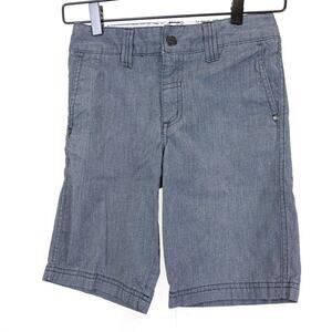 Shaun White Boys Charcoal Gray Flat Front Shorts 10